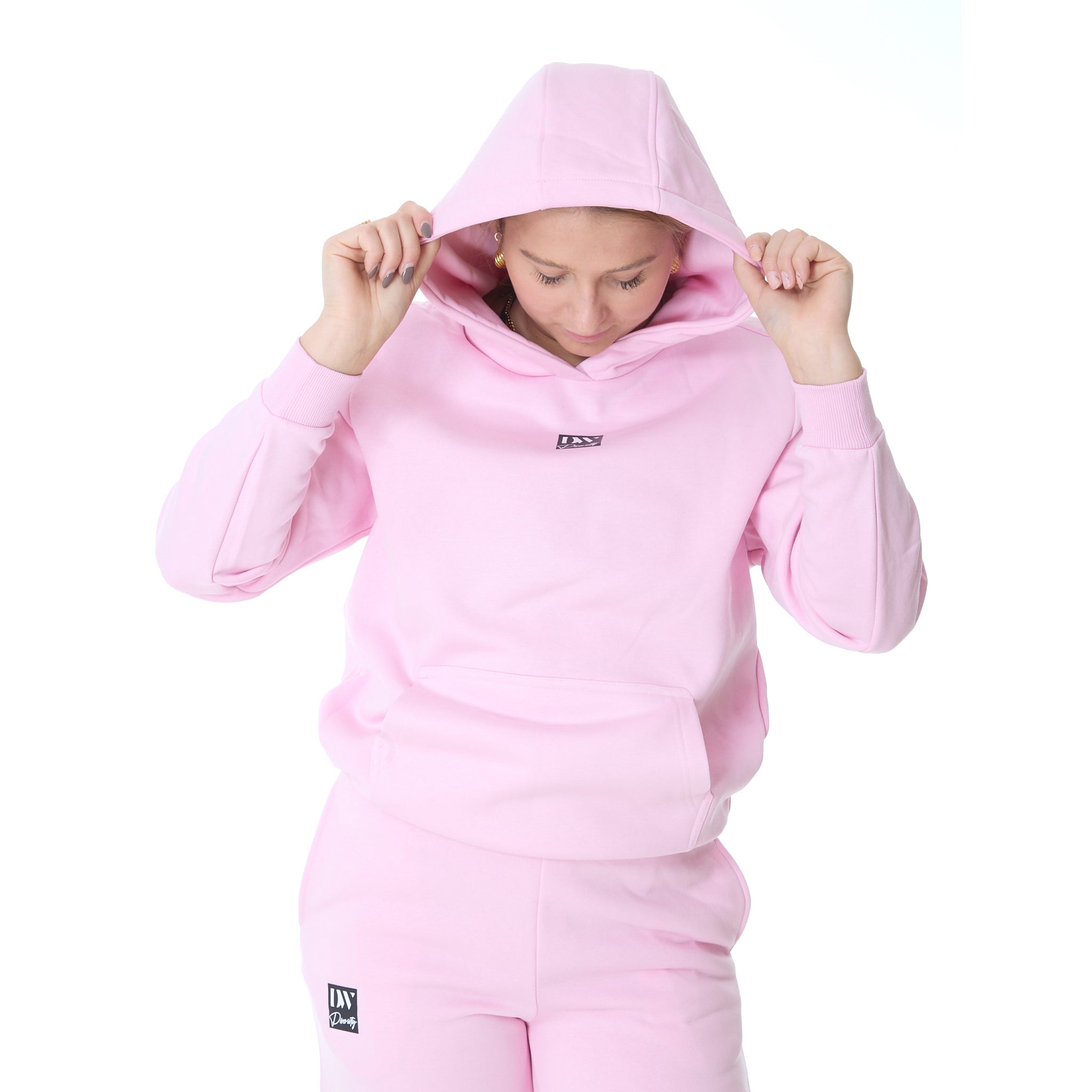 Fluffy Hoody - Soft Pink