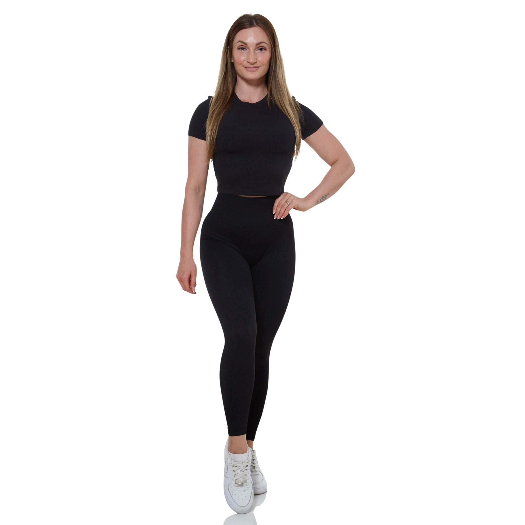 Scrunch Tights - Sort