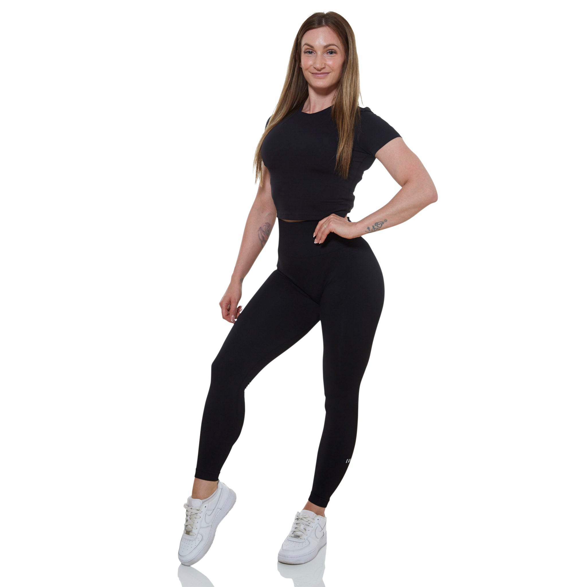 Scrunch Tights - Sort