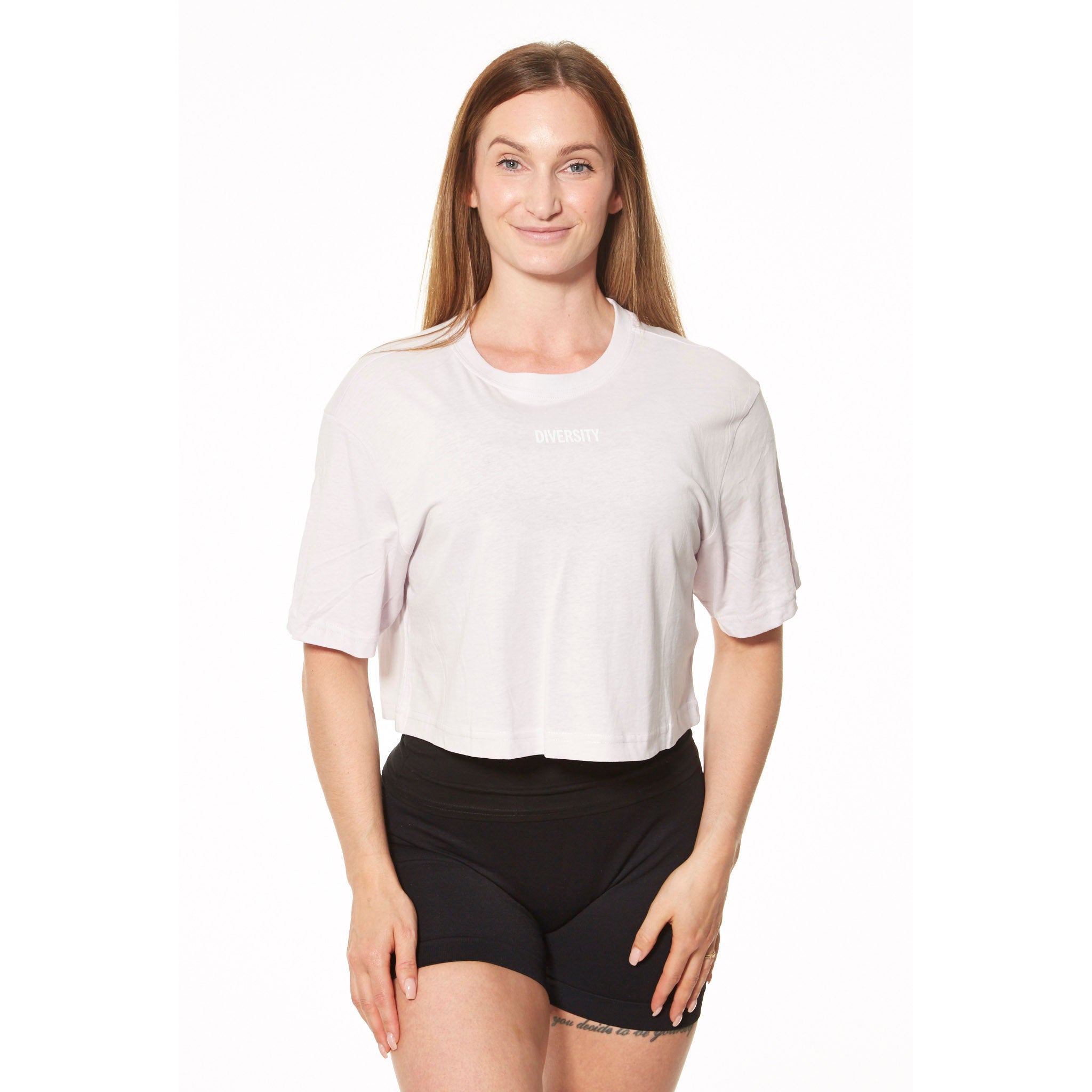 Leema's Cropped T-Shirt - Lys Lilla