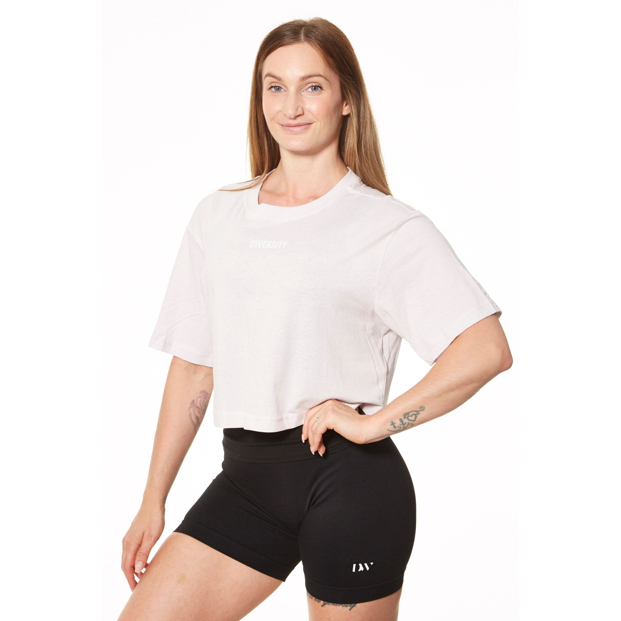 Leema's Cropped T-Shirt - Lys Lilla