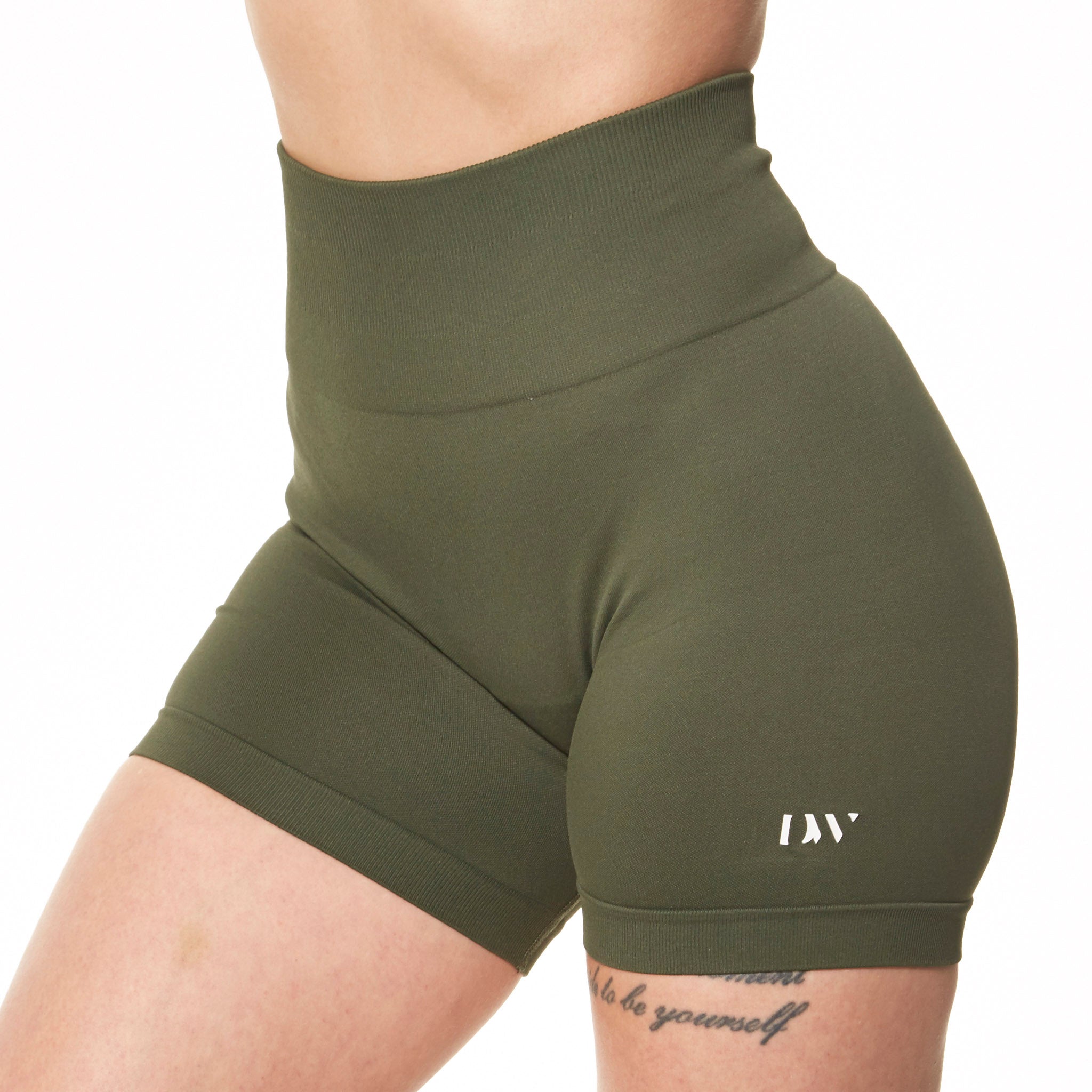 Scrunch Shorts - Oliven