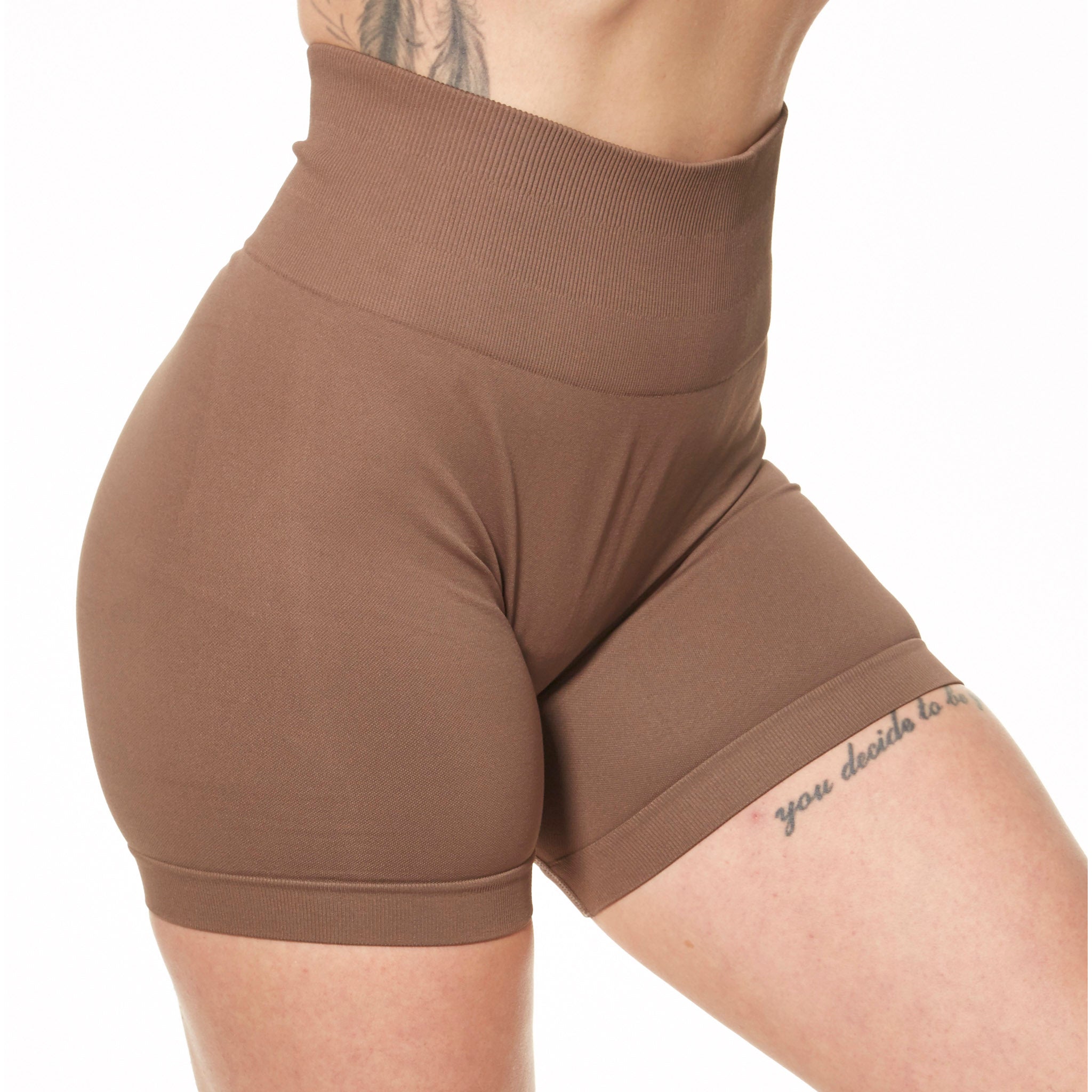 Scrunch Shorts - Lys Brun
