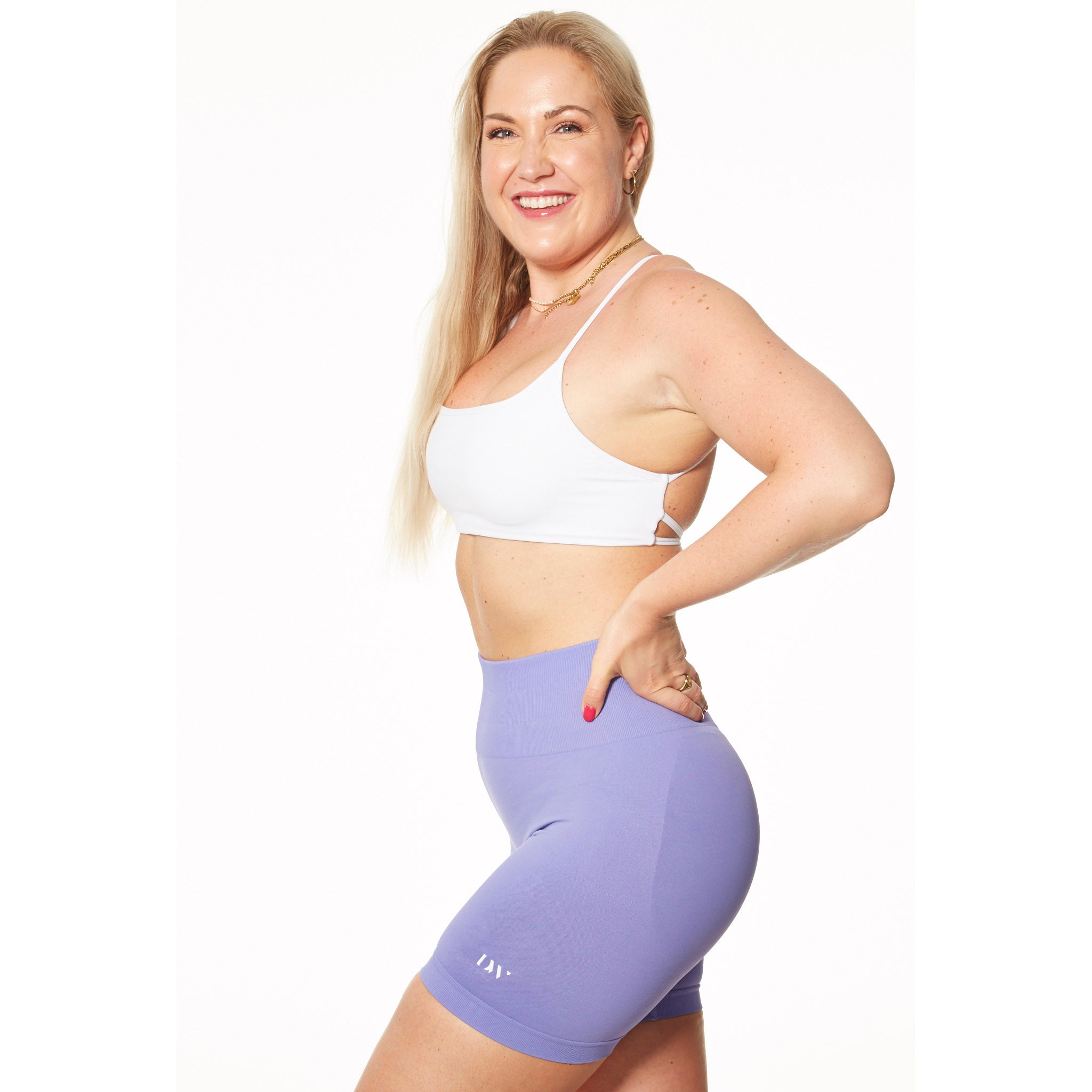 Scrunch Shorts - Lilla