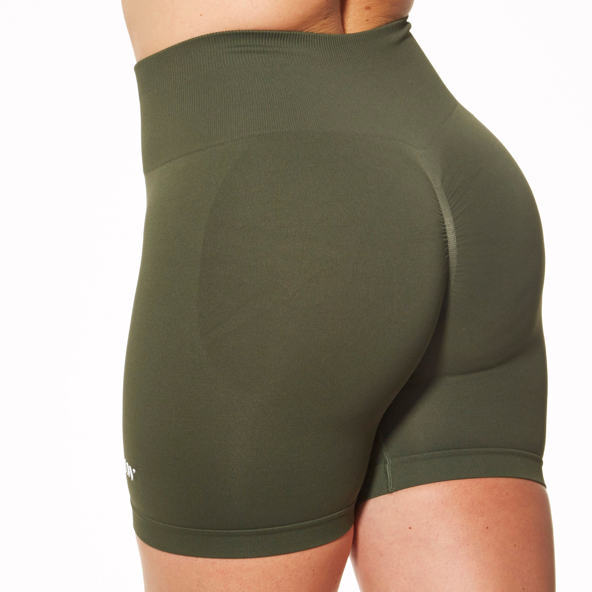 Scrunch Shorts - Oliven