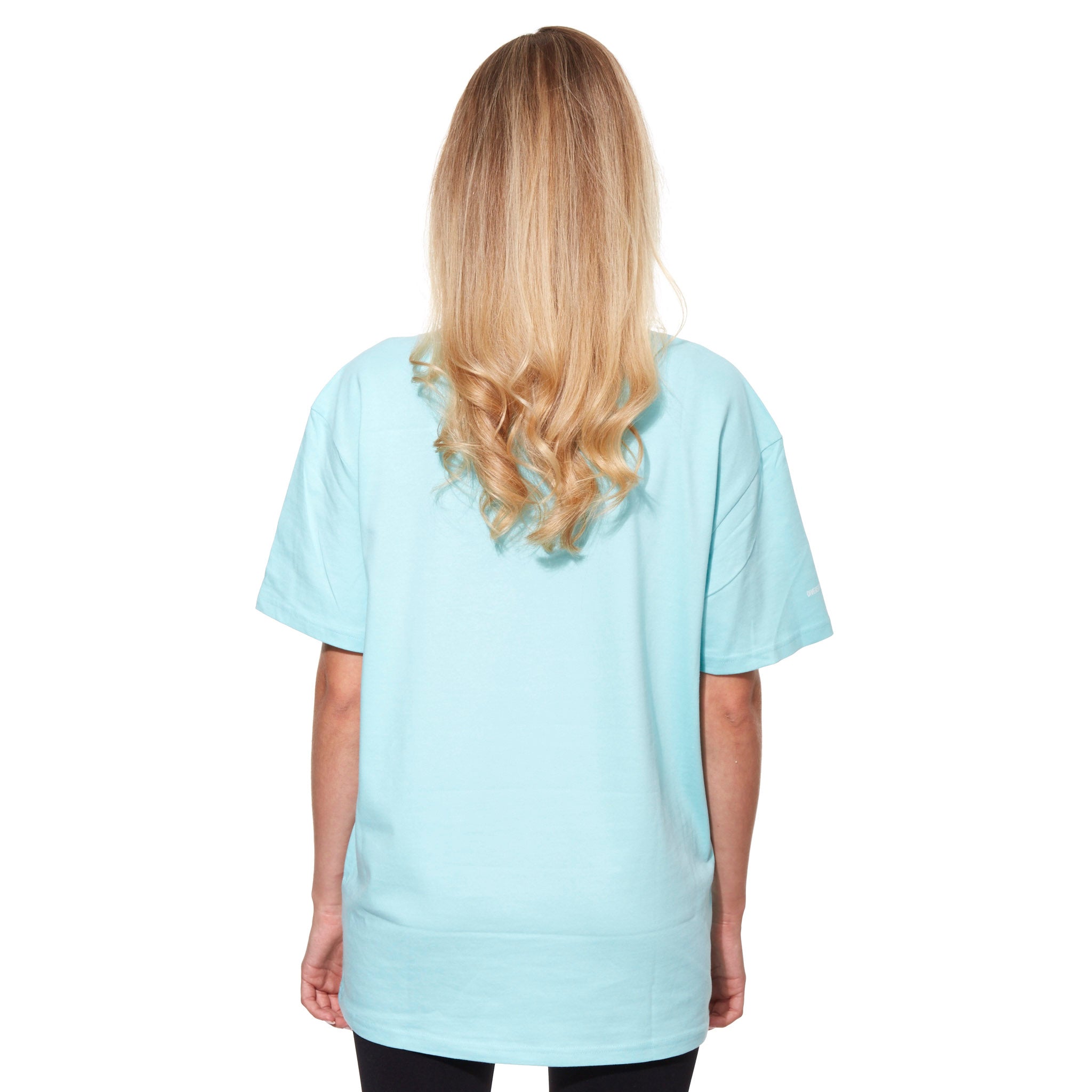 Signature Oversize T-Shirt / Turquoise Blue