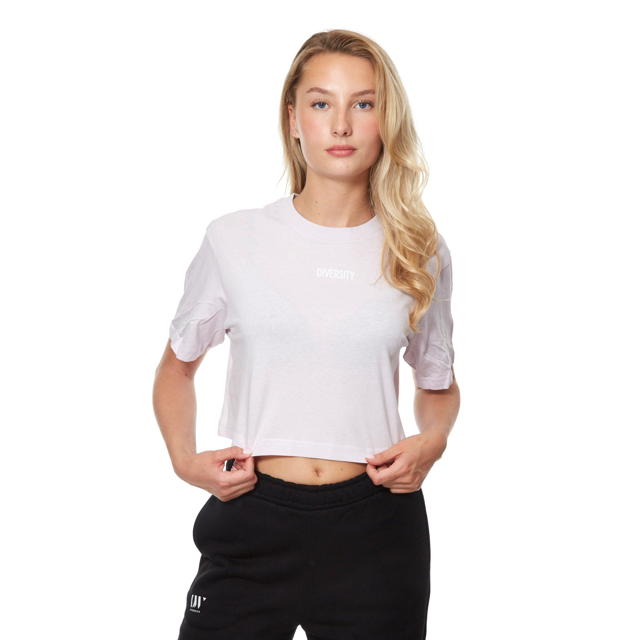 Leema's Cropped T-Shirt - Lys Lilla