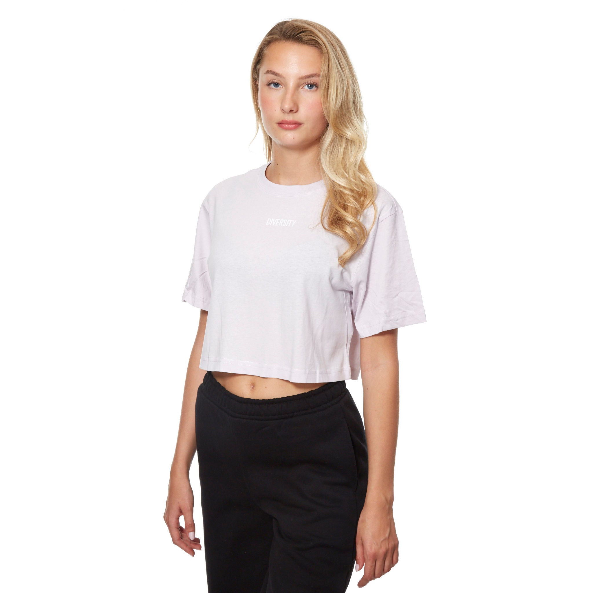 Leema's Cropped T-Shirt - Lys Lilla
