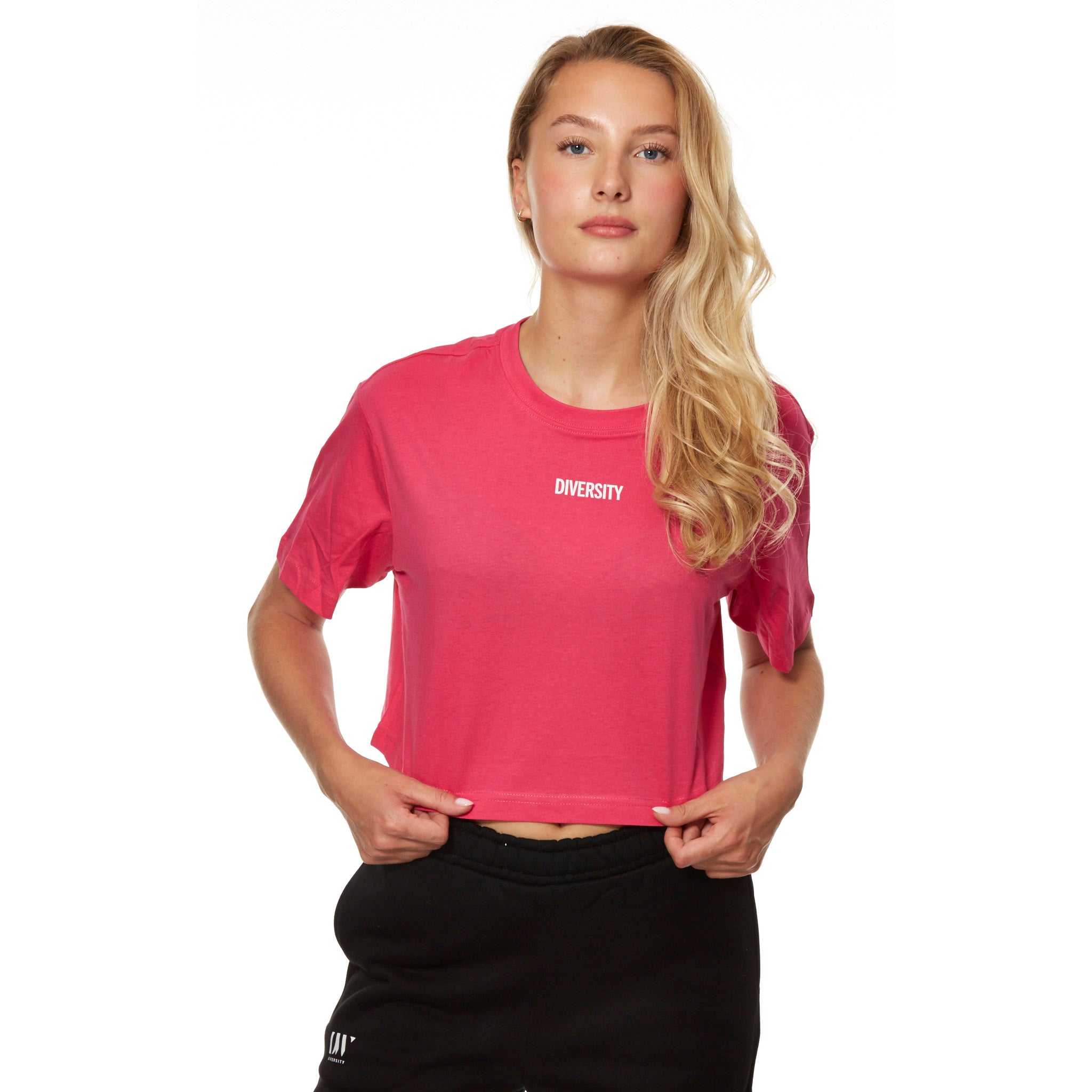 Leema's Cropped T-Shirt - Pink