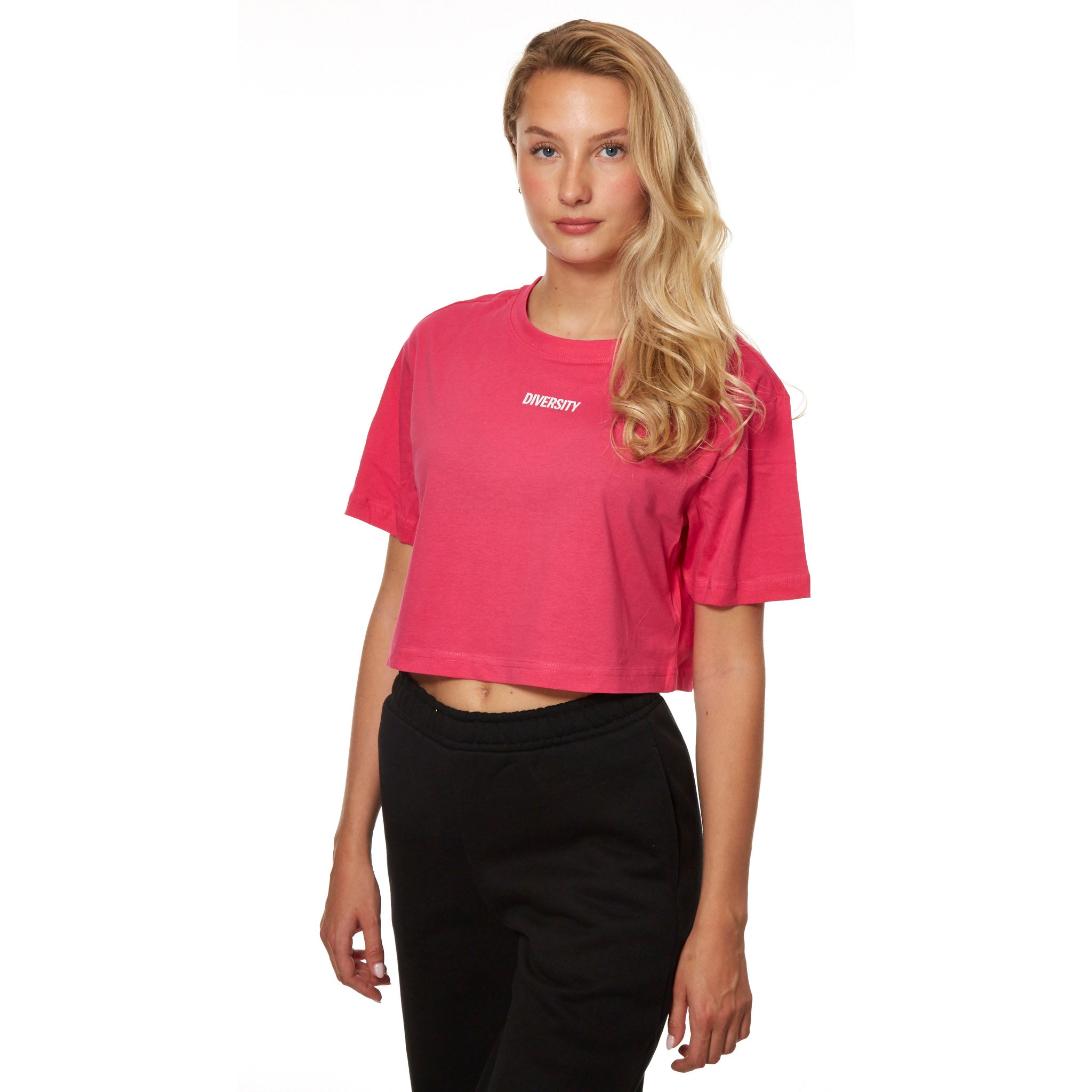 Leema's Cropped T-Shirt - Pink