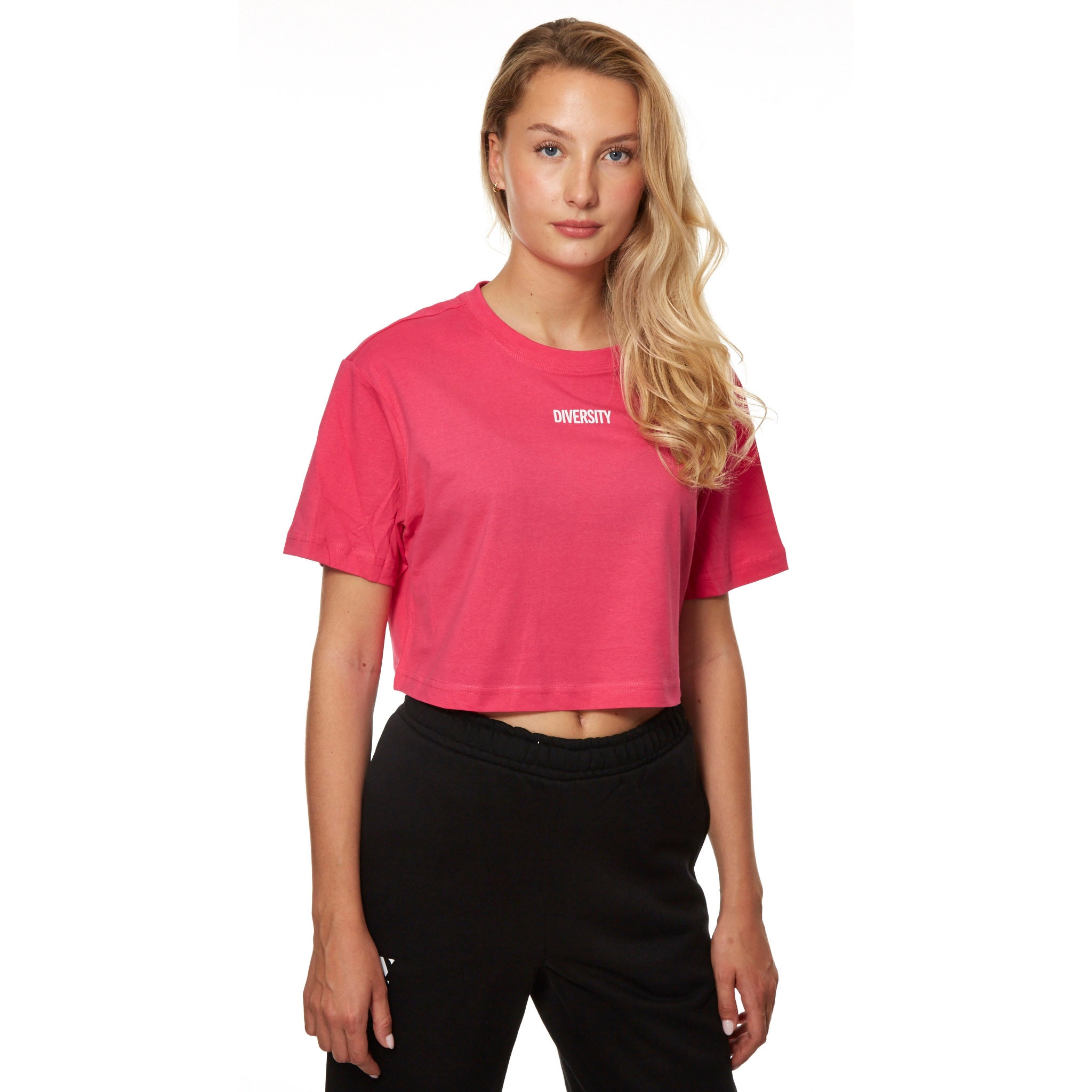 Leema's Cropped T-Shirt - Pink