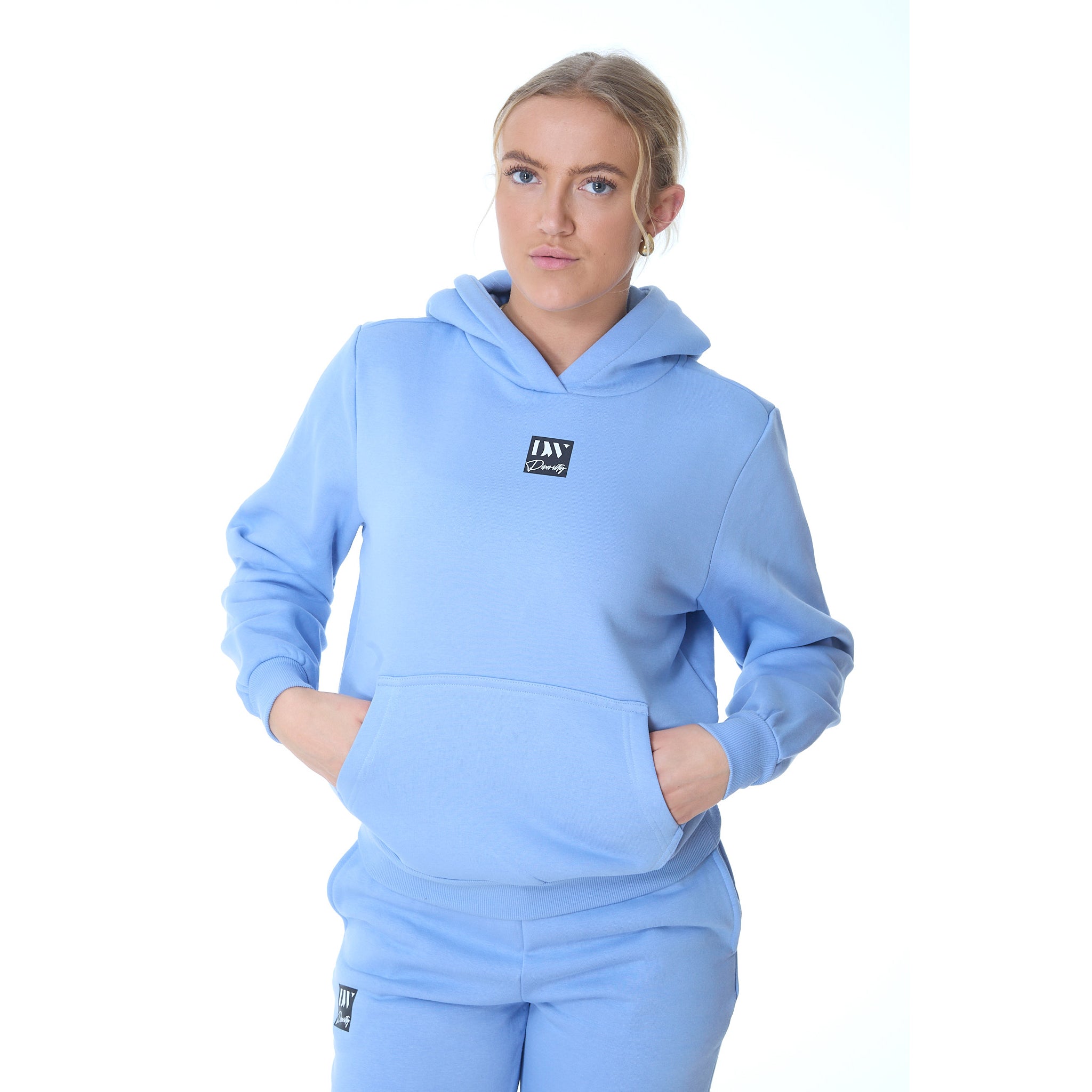 Fluffy Hoody - Powder blue