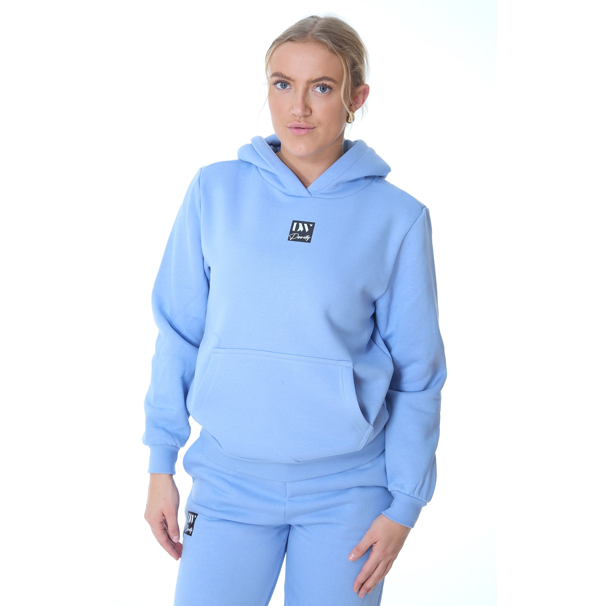 Fluffy Hoody - Powder blue