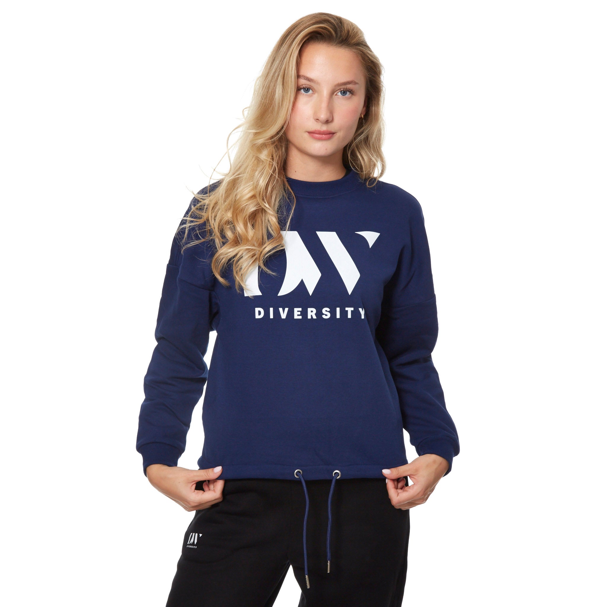 Casual Oversize Sweatshirt - Navy